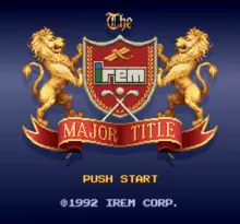 Image n° 7 - screenshots  : Irem Major Title, The